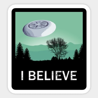 I Believe 2 - Ultimate frisbee Sticker